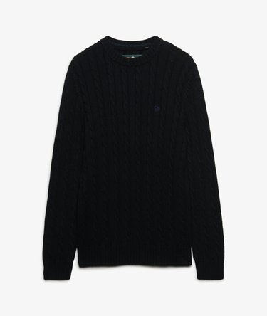 Cable Knit Trui met normale pasvorm Image 7