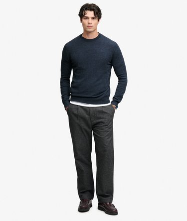 Essential Leichtgewichtiger Pullover aus Wollmischung Image 3