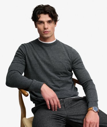Essential Leichtgewichtiger Pullover aus Wollmischung Image 2