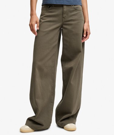 Mid Rise Baggy Pants Image 3
