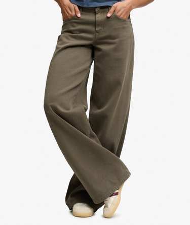 Mid Rise Baggy Pants Image 2