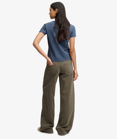 Mid Rise Baggy Pants Image 6