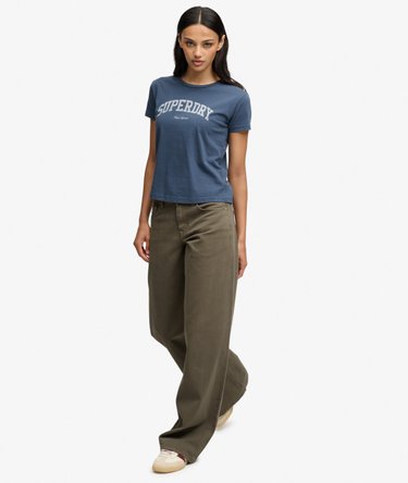 Mid Rise Baggy Pants Image 5