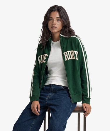 Athletic Essentials Applique Loose Zip Track Top Image 2