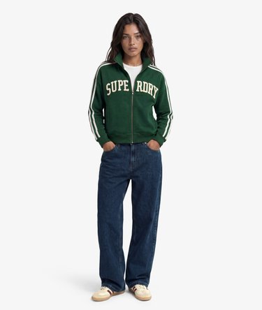 Athletic Essentials Applique Loose Zip Track Top Image 3
