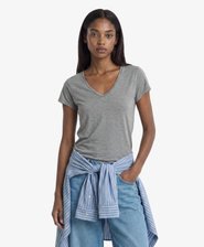 T-shirt Studios Slub con Logo Ricamato
