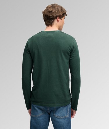 Cotton Linen Long Sleeve Pocket Top Image 5