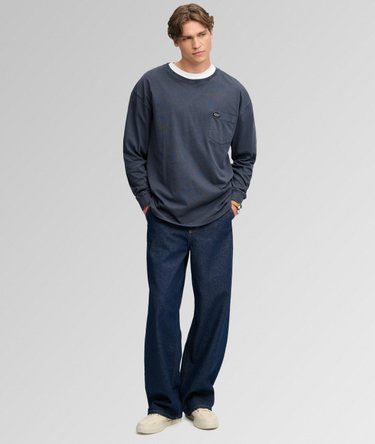 Long Sleeve Pocket T-Shirt Image 3