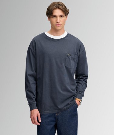 Long Sleeve Pocket T-Shirt Image 2