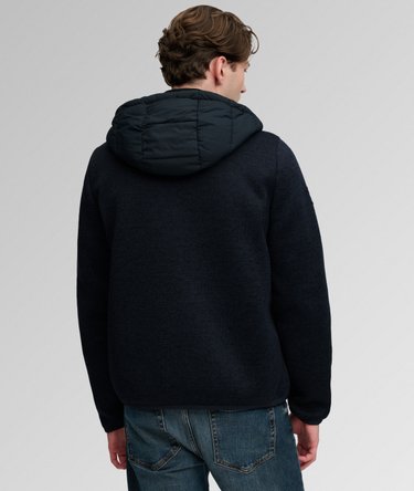 Hooded Storm Knit Hybrid Jacket Image 6