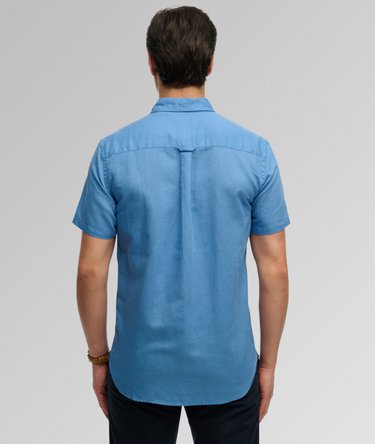 Cotton Linen Short Sleeve Shirt Image 5