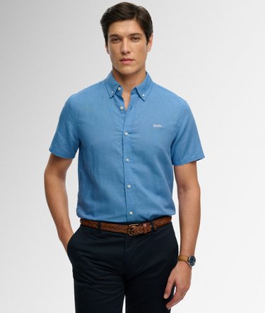 Cotton Linen Short Sleeve Shirt Image 2