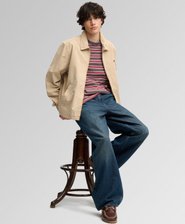Giacca Harrington Preppy Leggera Vestibilit&agrave; Comoda