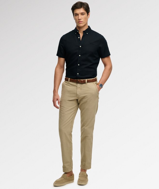 Cotton Linen Short Sleeve Shirt (1) 5 out of 5 stars, 1 reviews More Colours Available Price £31.49 Price reduced from £44.99 to You Save 30%