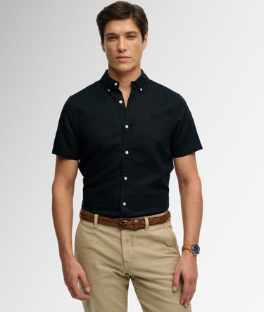 Cotton Linen Short Sleeve Shirt Image 2