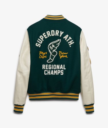 Vintage Patched Varsity Jacket Image 7