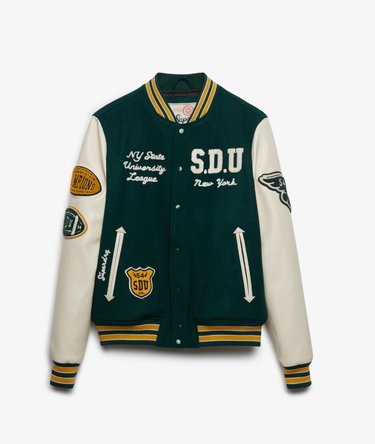 Vintage Patched Varsity Jacket Image 6