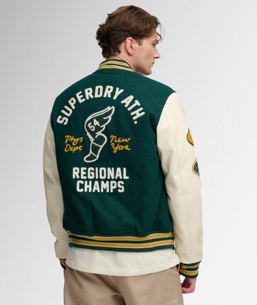 Vintage Patched Varsity Jacket Image 5