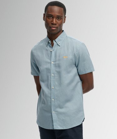 Cotton Linen Short Sleeve Shirt Image 2