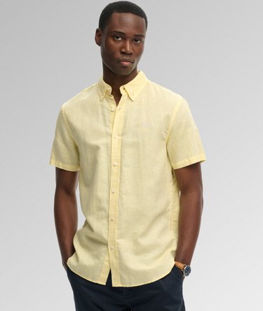 Cotton Linen Short Sleeve Shirt Image 2