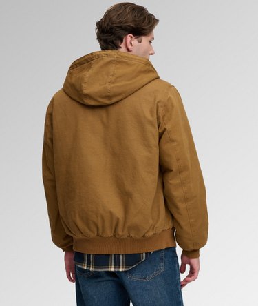 Hooded Workwear Bomber Jacket Image 5