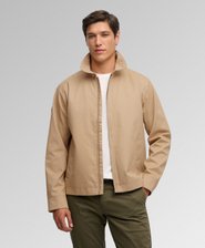 Harrington-Jacke mit Kragen