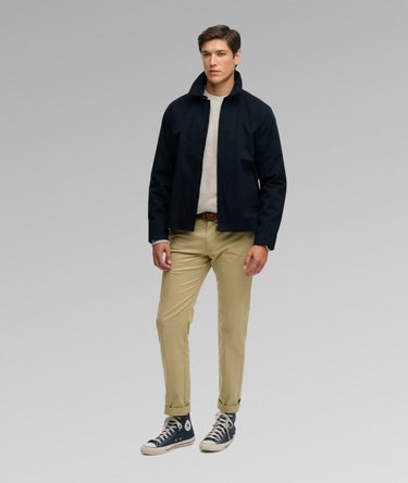 Collared Harrington Jacket Image 3