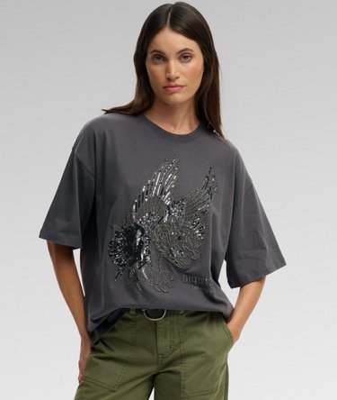 T-shirt Oversized Tattoo Orn&eacute; Image 3