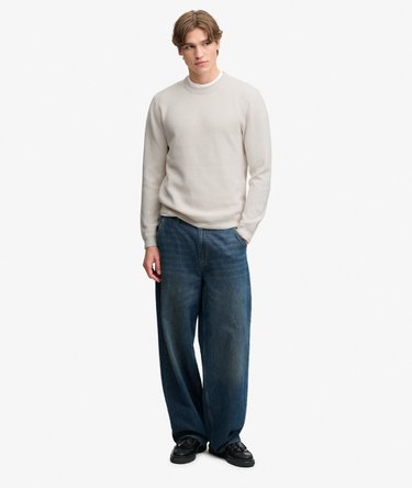 Maglione Texture Knit Vestibilit&agrave; Comoda Image 3
