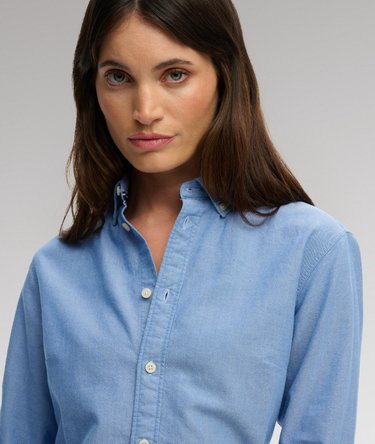 Slim Oxford Long Sleeve Shirt Image 4