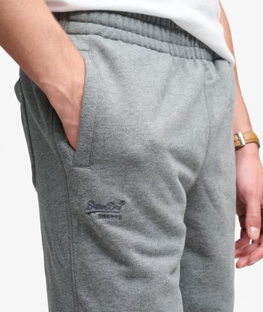 Essential Logo Half Brushed Joggers Image 1