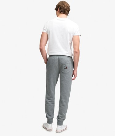 Essential Logo Half Brushed Joggers Image 5