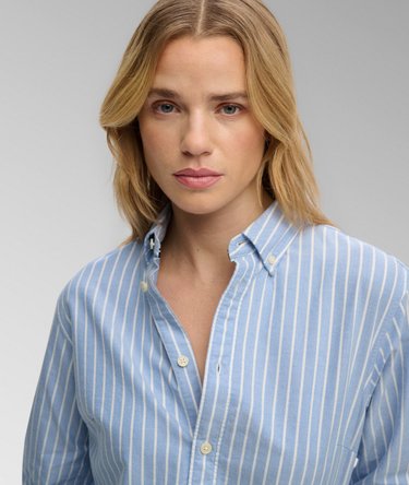 Slim Oxford Long Sleeve Shirt Image 4