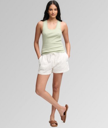 Vintage Lace Trim Vest Image 3