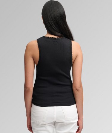 Vintage Lace Trim Vest Image 5