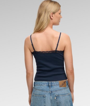 Essential Lace Trim Cami Top Image 5