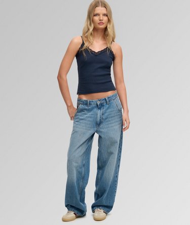 Essential Lace Trim Cami Top Image 3
