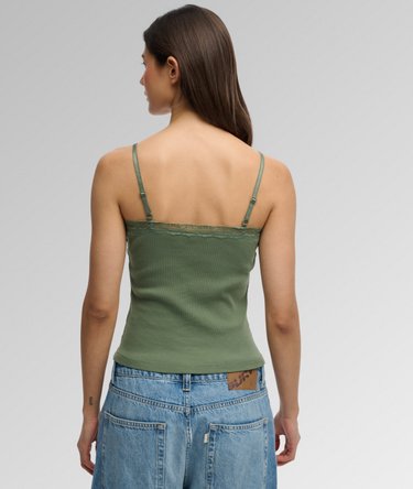 Essential Lace Trim Cami Top Image 5