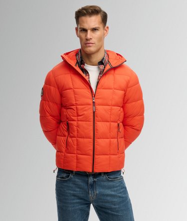 Hooded Box Quilt Fuji Lite Jacket Image 5