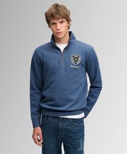 Vintage Athletic Half Zip -collegepaita Rento Istuvuus