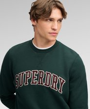 Athletic Applique Relaxed Crew Sweatshirt