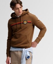 Outdoors Stripe Logo Hoodie Relaxed Pasvorm