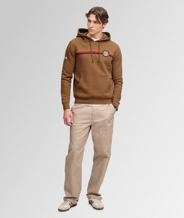 Outdoors Stripe Logo Hoodie Image 3