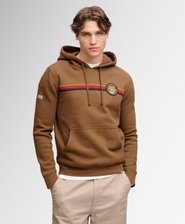 Outdoors Stripe Logo Hoodie Relaxed Pasvorm