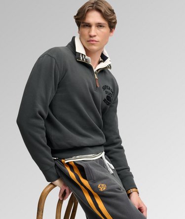 Tonal Half Zip Sweatshirt Image 3