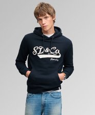 SD&Co Washed Embroidered Relaxed Hoodie