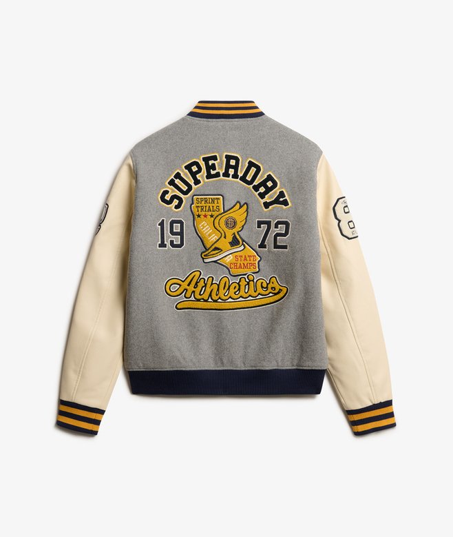 College Patched Bomber Jacket (5) 4.8 out of 5 stars, 5 reviews Price £87.49 Price reduced from £124.99 to You Save 30%