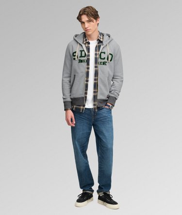 SD&Co. Zip Through Hoodie Image 3