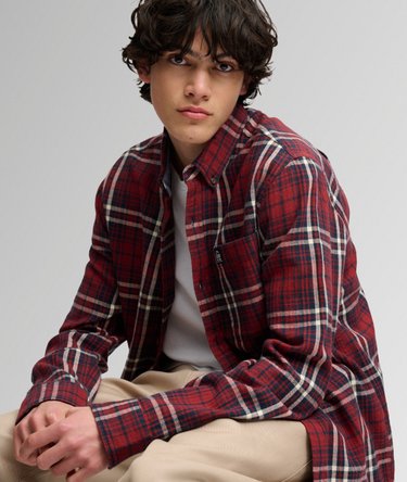 Long Sleeve Cotton Lumberjack Shirt Image 3