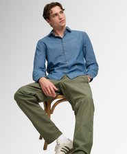 Essentials Chambray Long Sleeve Shirt